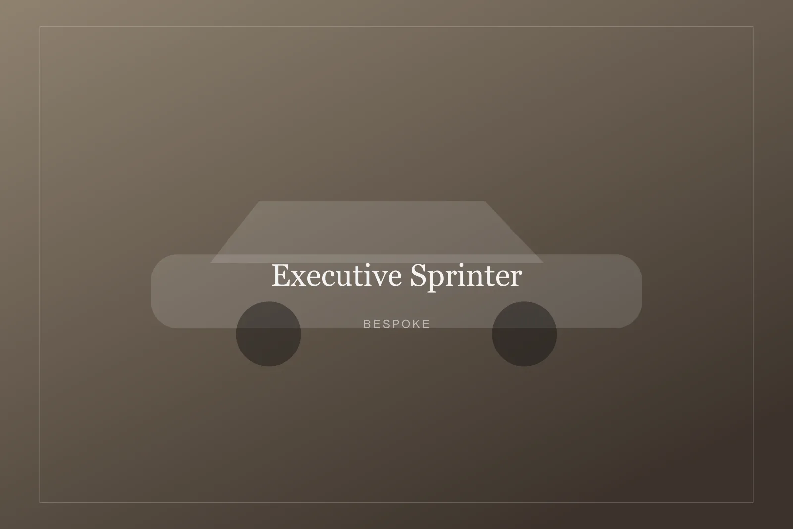 Executive Sprinter luxury Mercedes Sprinter · executive exterior
