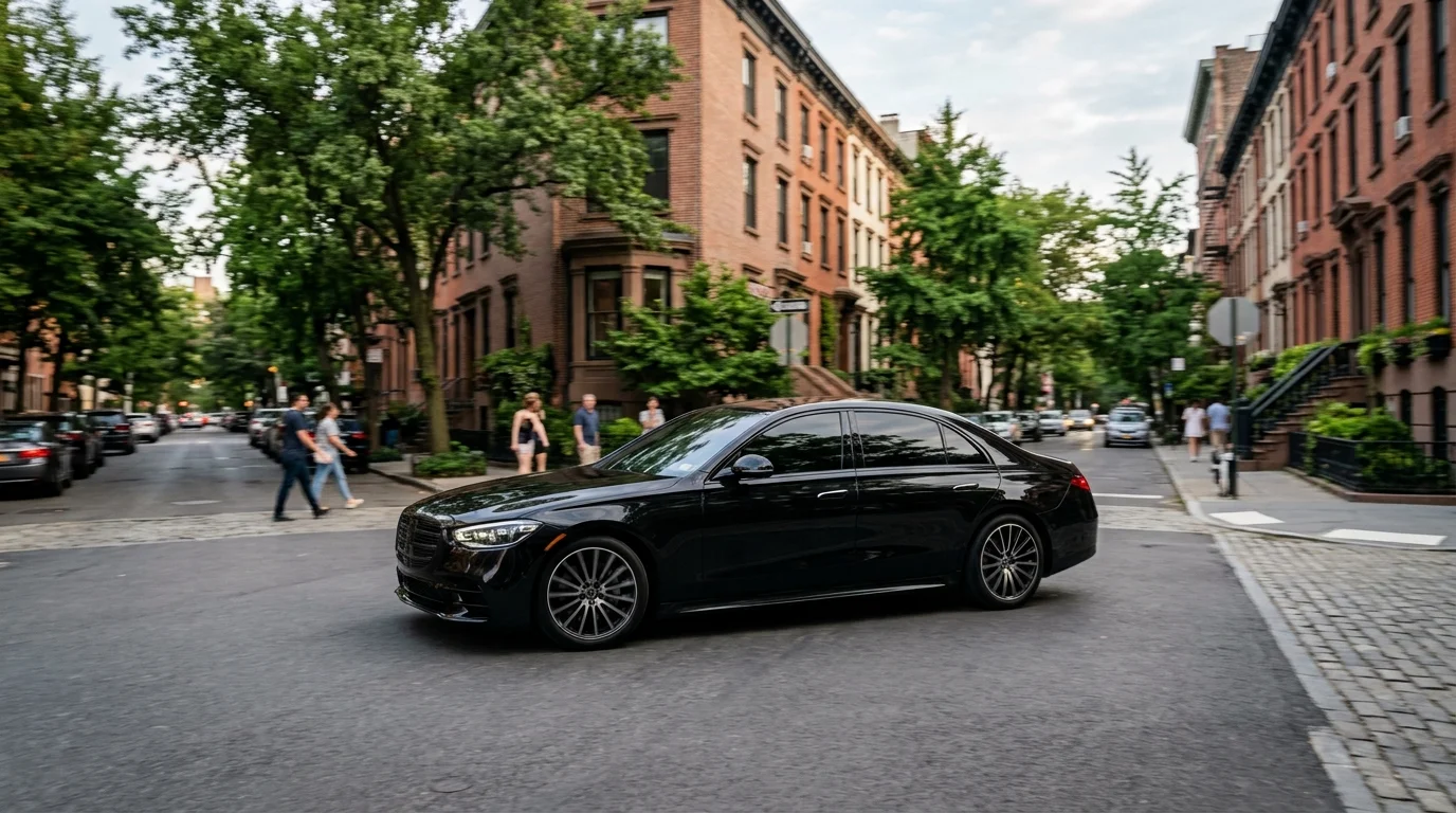 Luxury Sedan — Mercedes S-Class or similar for hire in New York