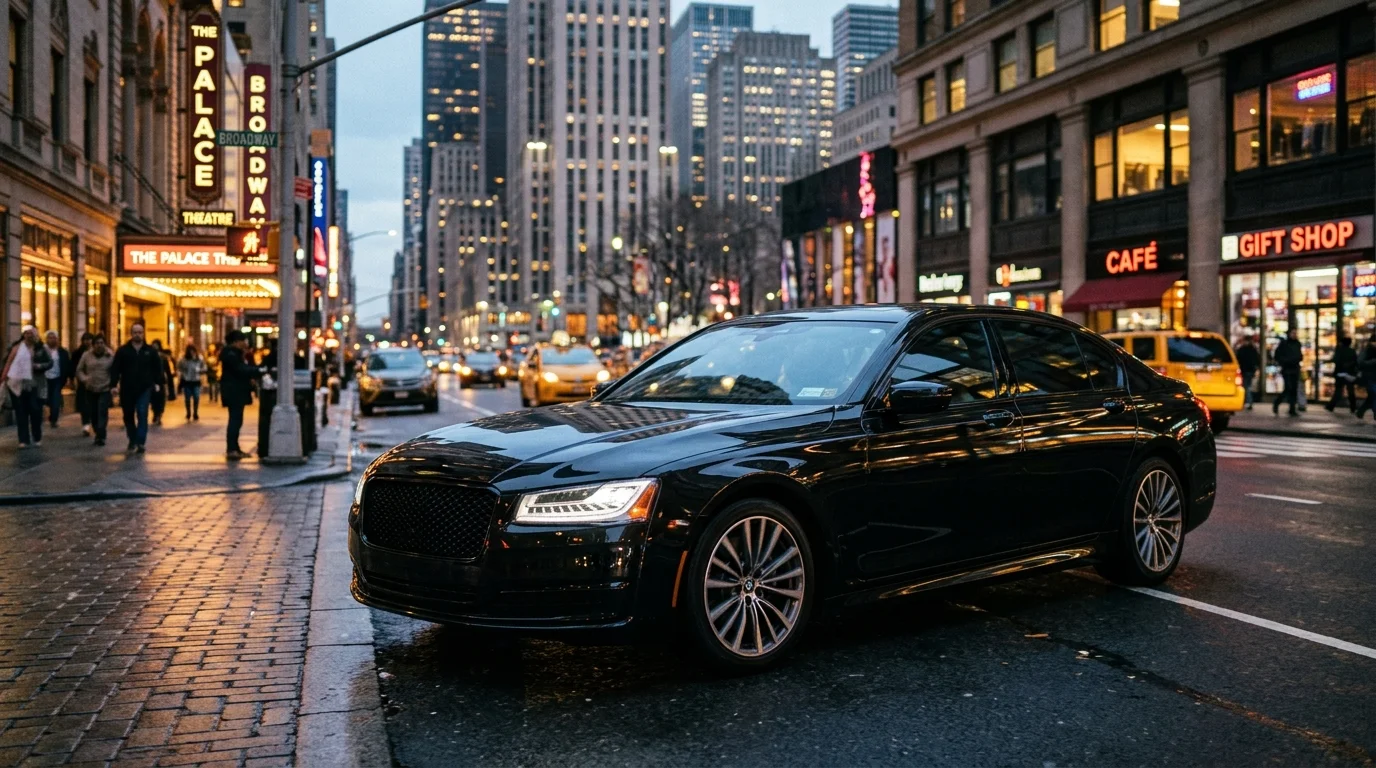 Luxury Sedan — Mercedes S-Class or similar for hire in New York