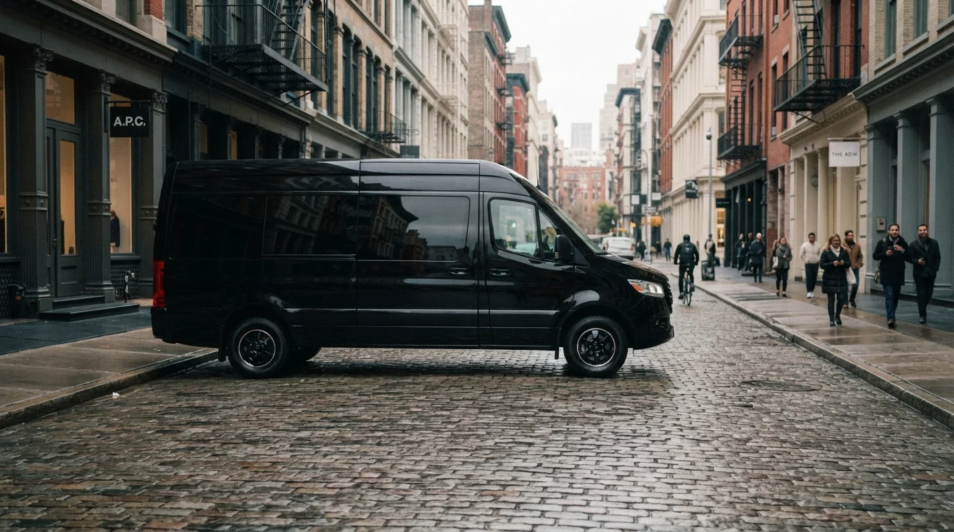 Passenger Sprinter — Mercedes Sprinter · passenger for hire in New York
