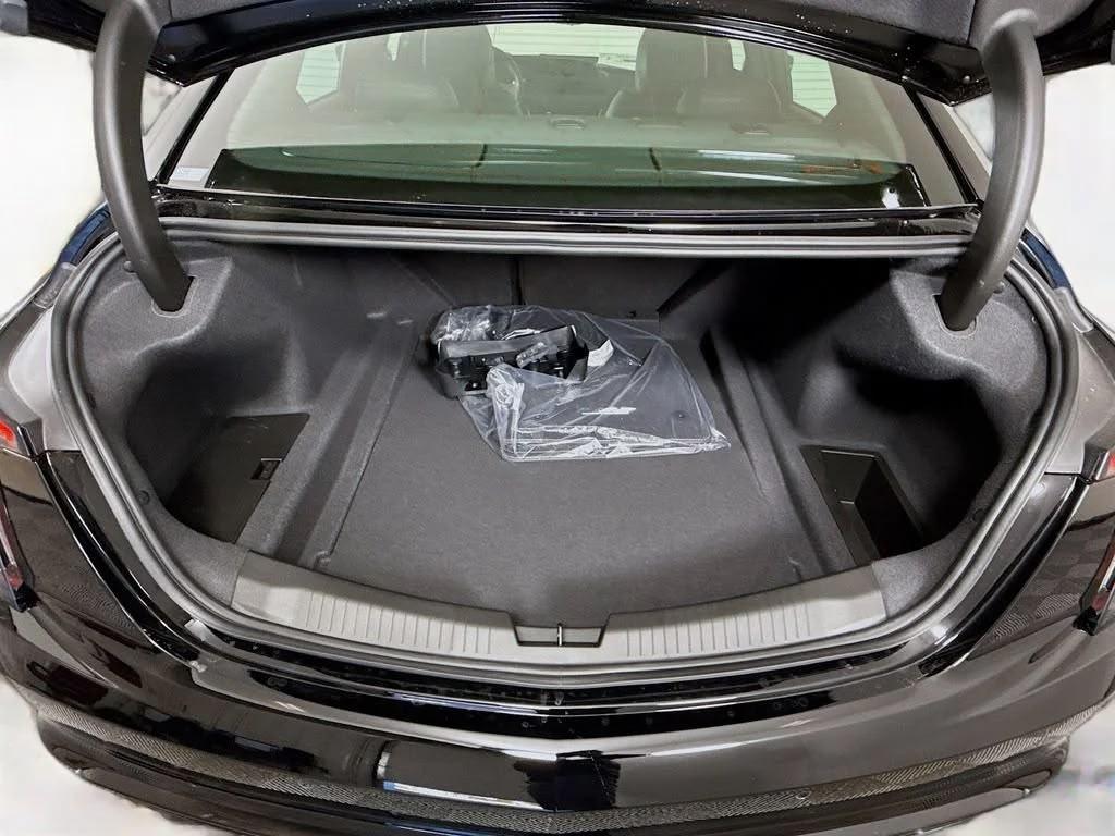 Interior detail of the Executive Sedan — seating and finish