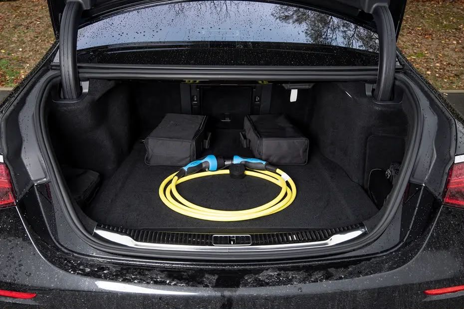 Interior detail of the Luxury Sedan — seating and finish