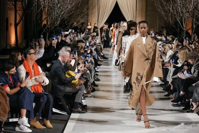 New York Fashion Week — arrivals at Spring Studios and venues across Manhattan