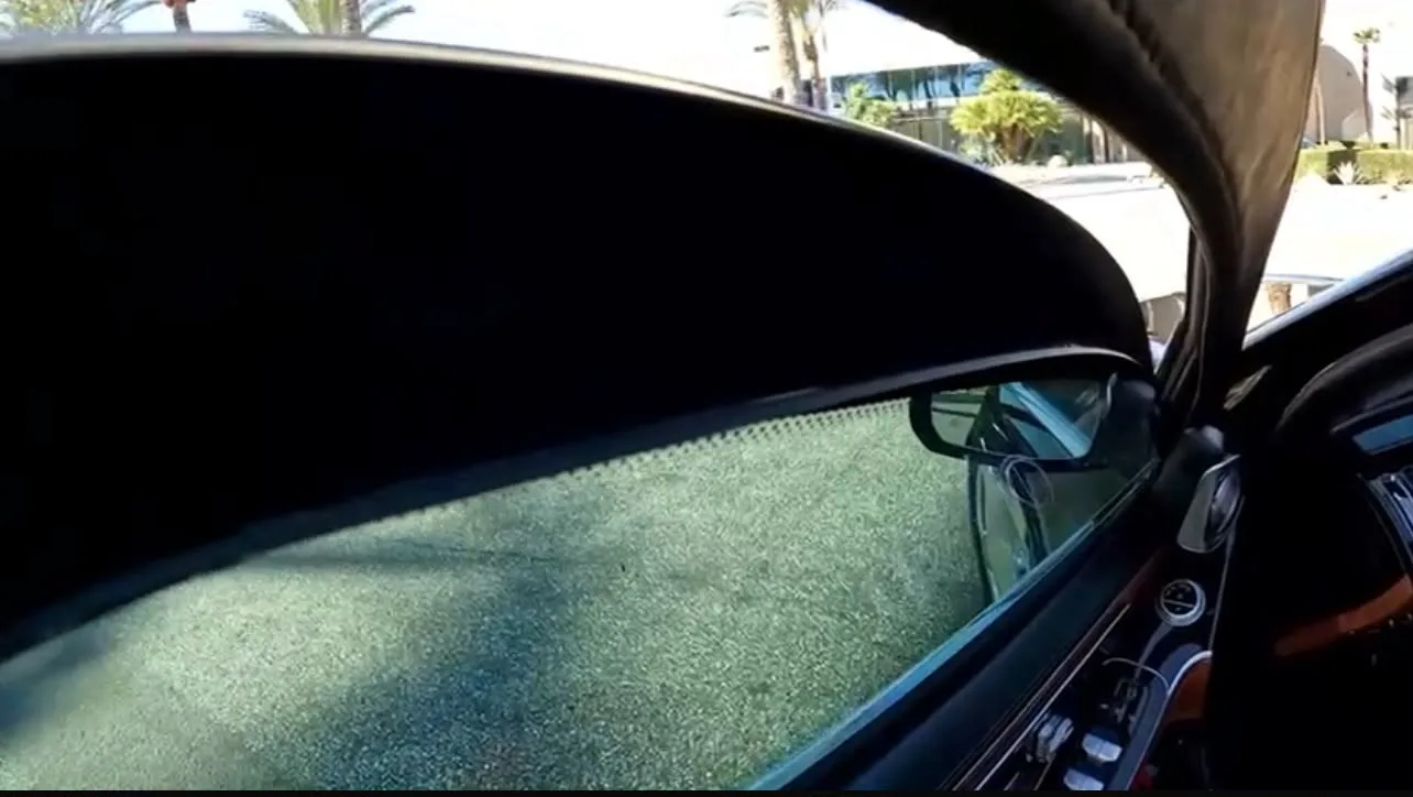 Armored Escalade — multi-layer ballistic side glass